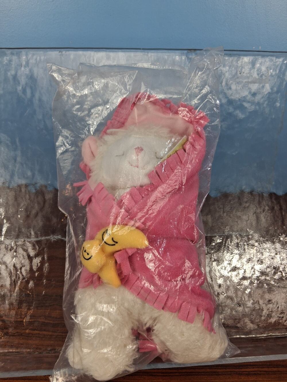 Blanket Babies Lamb & Banana & Star By Fiesta Bless Me Soft Plush 2012 Pink